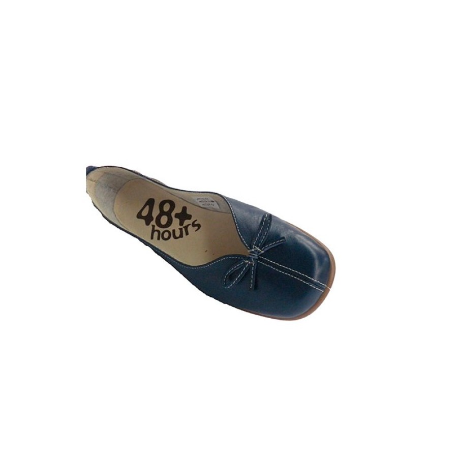 Women Slippers 48 Hours | Low Cut Wedge-Type Woman Shoe 48 Hours In Blue Model 717101/11