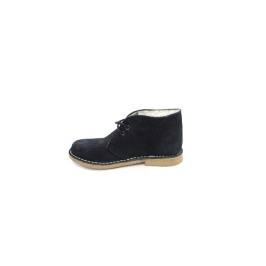 Women Slippers Danka | Wide Toe Boot With Shearling Safari Danka In Black Model