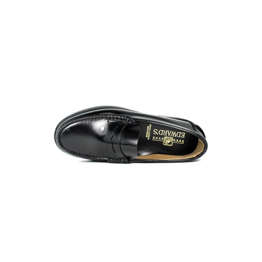 Men Shoes Edward´s | Castellanos Rubber Soles Edward´S In Black Model 1001G