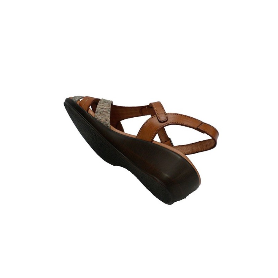 Women Slippers Togar | Sandal Woman Comfortable Gel Plant Togar In Leather Model 825