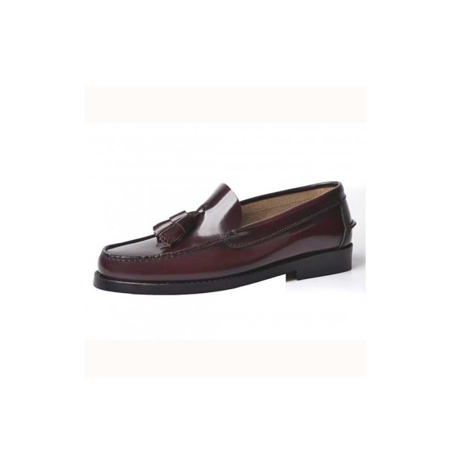 Men Shoes Edward´s | Castellanos With Tassels Edward´S In Bordeaux Model 384