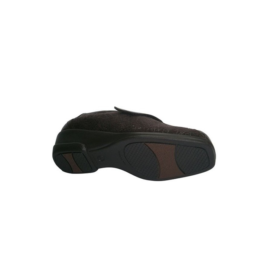 Women Slippers Manuel Almazan | Shoes With Velcro Elastic Instep Manuel Almazan In Dark Brown Model S8072