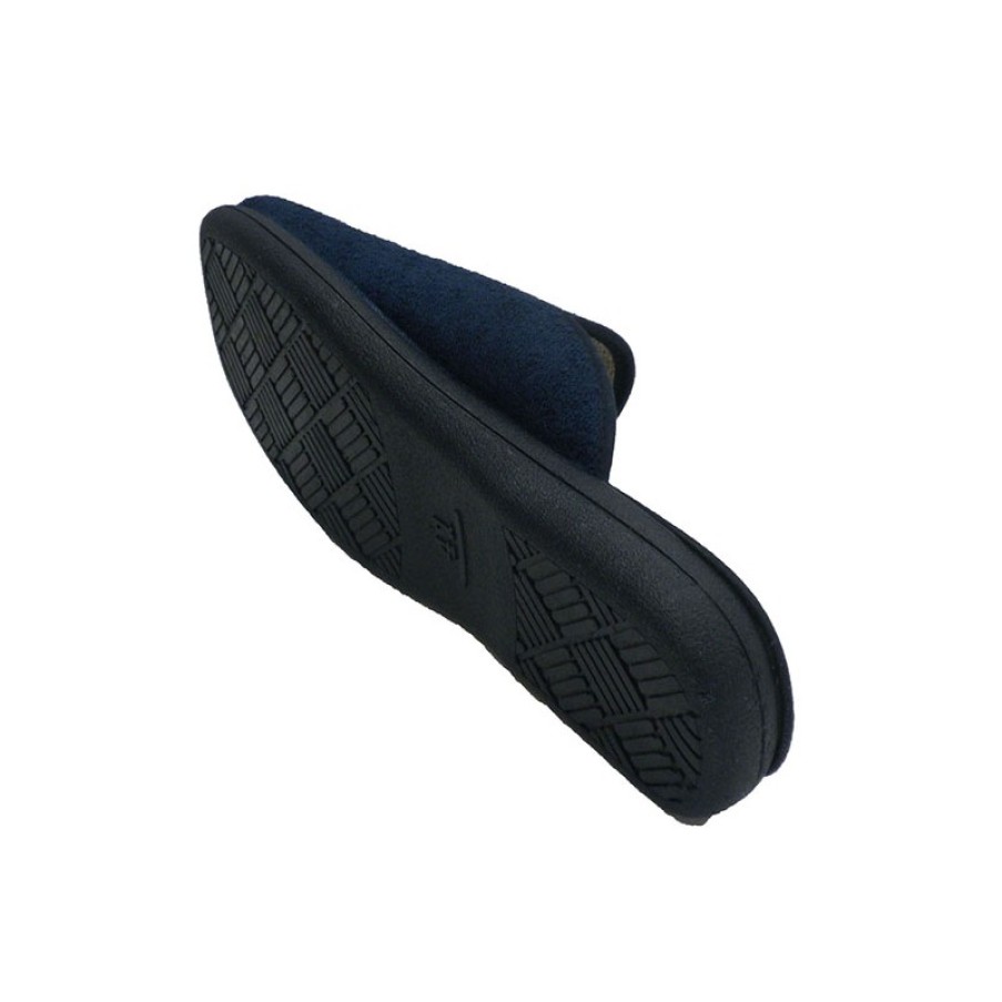 Women Slippers Calzamur | Men'S Sneakers Open Behind Removable Insole Calzamur In Navy Blue Model 53706