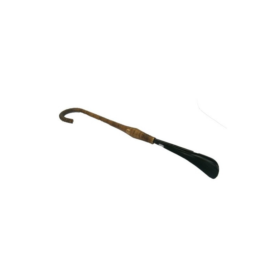 Insolate Otro | Plastic Shoehorn Simulating Bamboo Garrota Cairon In Light Brown Model Extra-Largo