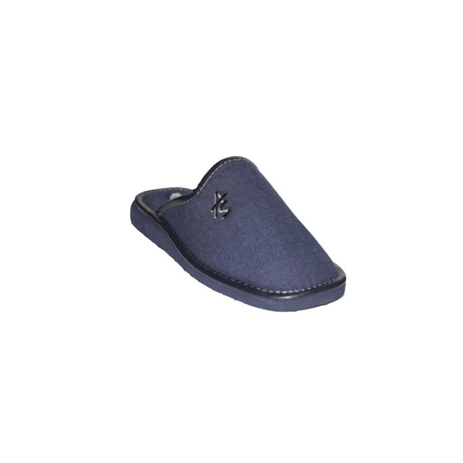 Men Shoes Andinas | Knight Closed Toe Slippers Andinas In Navy Blue Model Estrellav