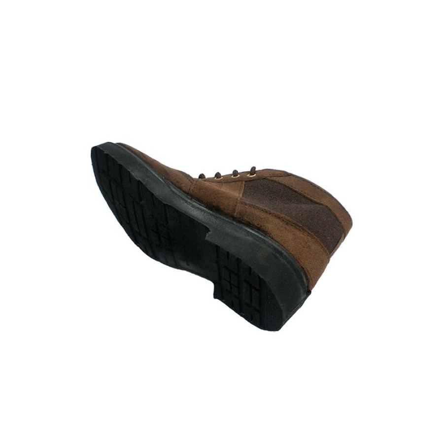 Men Shoes Vallera | Boot Work And Canvas Type Classic Chiruca Vallera In Brown Model 7565