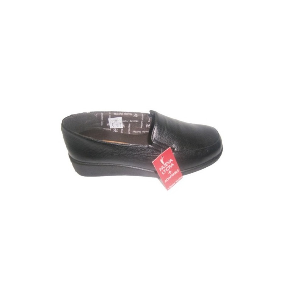 Women Slippers Doctor Cutillas | Comfortable Shoe With Rubber On The Sides Doctor Cutillas In Black Model 14