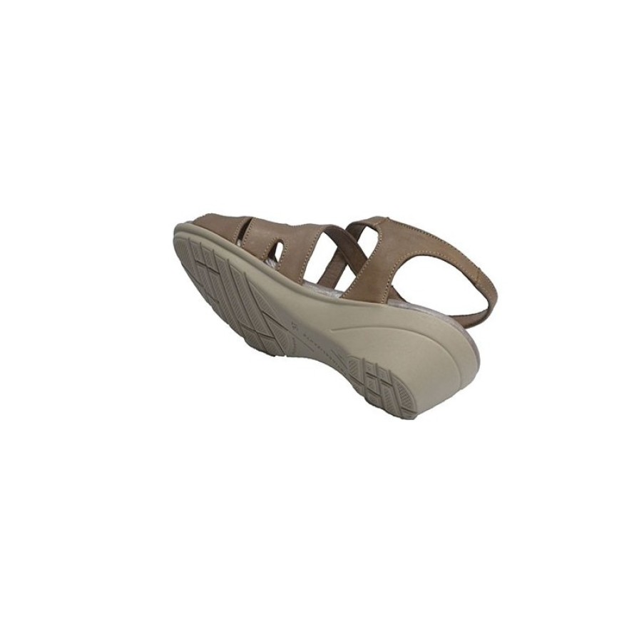 Women Slippers Clayan | Woman With Crossed Straps Sandal Clayan In Brown Model R6120