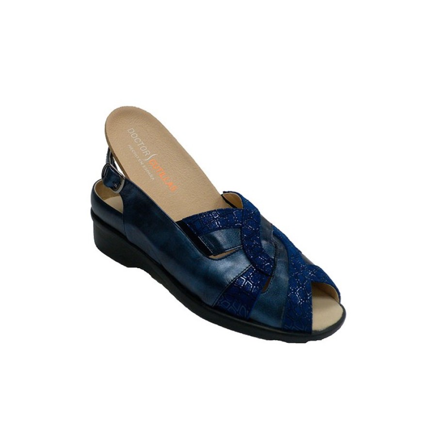 Women Slippers Doctor Cutillas | Doctor Cutillas In Navy Blue Model 736