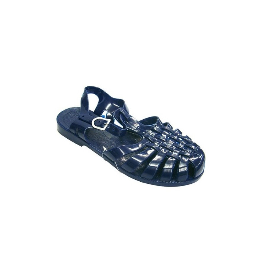 Women Slippers Hurán | Crabeater Rubber Sandals River Huran In Navy Blue Model Estrellav