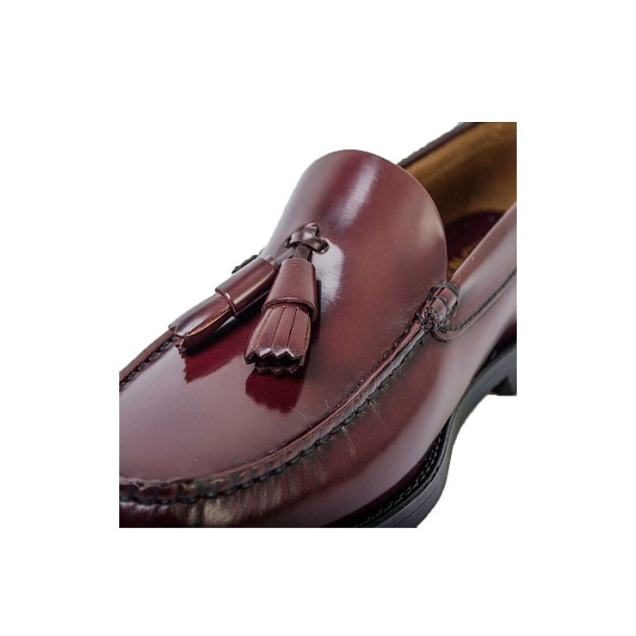 Men Shoes Edward´s | Castellanos Tassels Rubber Sole Edward´S In Bordeaux Model 53678