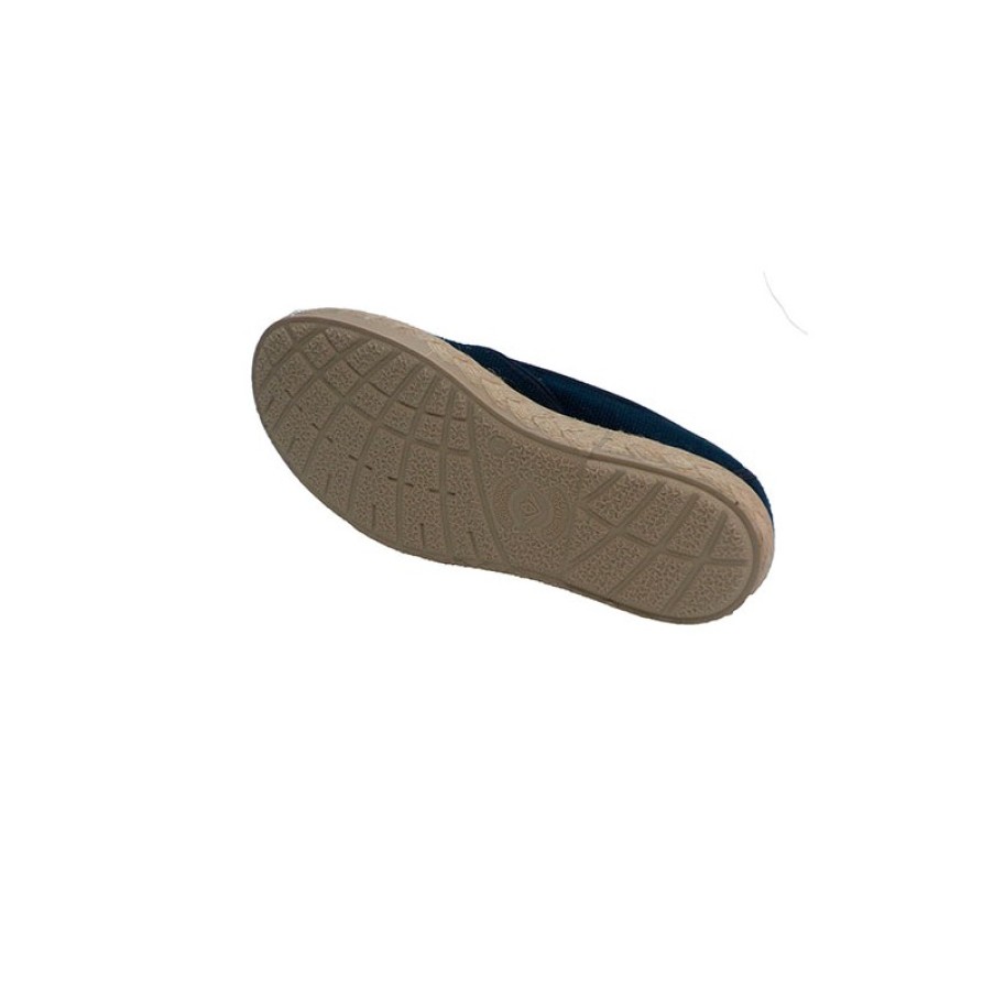 Men Shoes Alberola | Shoe Man Closed Template Esparto Hemp Alberola In Navy Blue Model I16129