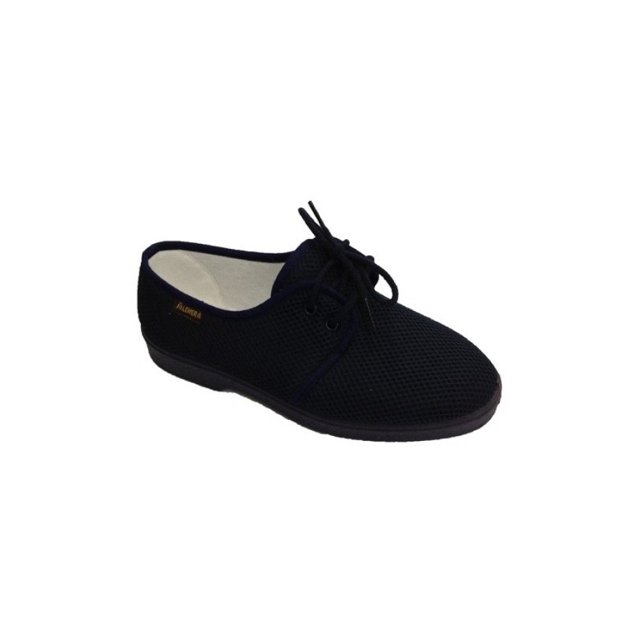 Men Shoes Salemera | Shoe Laces Gentleman Very Comfortable Very Soft Floor Salemera In Navy Blue Model 4042