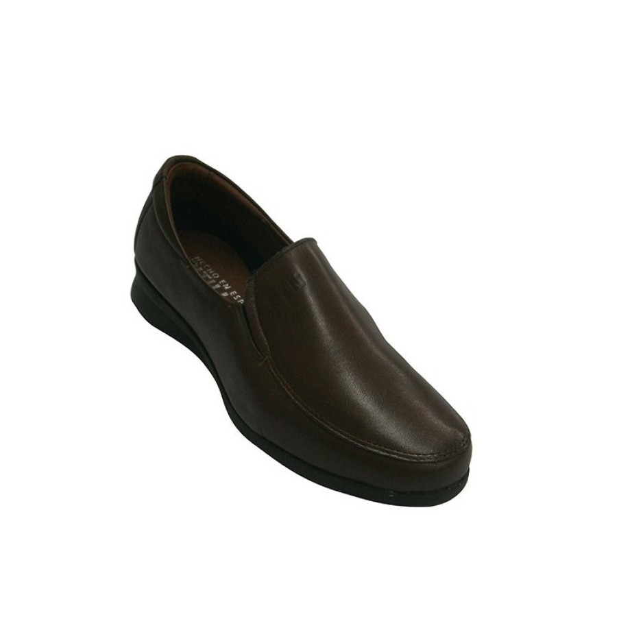 Women Slippers Pitillos | Leather Shoes With Rubber On The Sides Very Comfortable Rubber Floor Pitillos In Brown Model 23529 Eimi