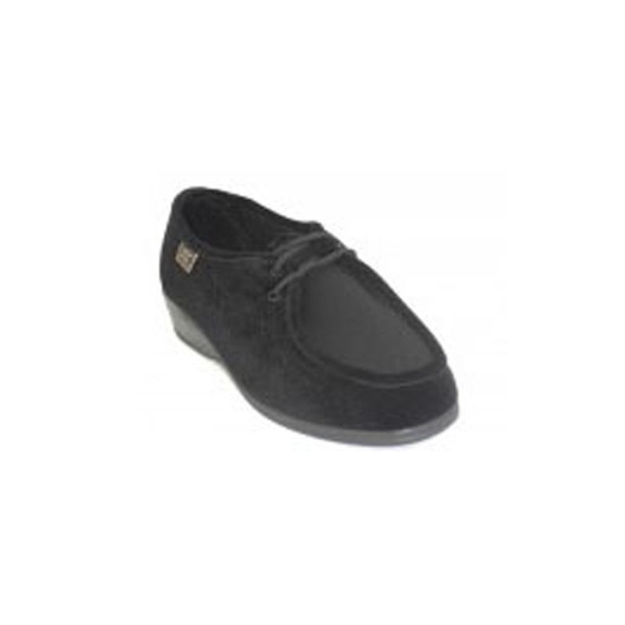 Women Slippers Doctor Cutillas | Shoe Laces Feet Very Delicate Winter Doctor Cutillas In Black Model 797