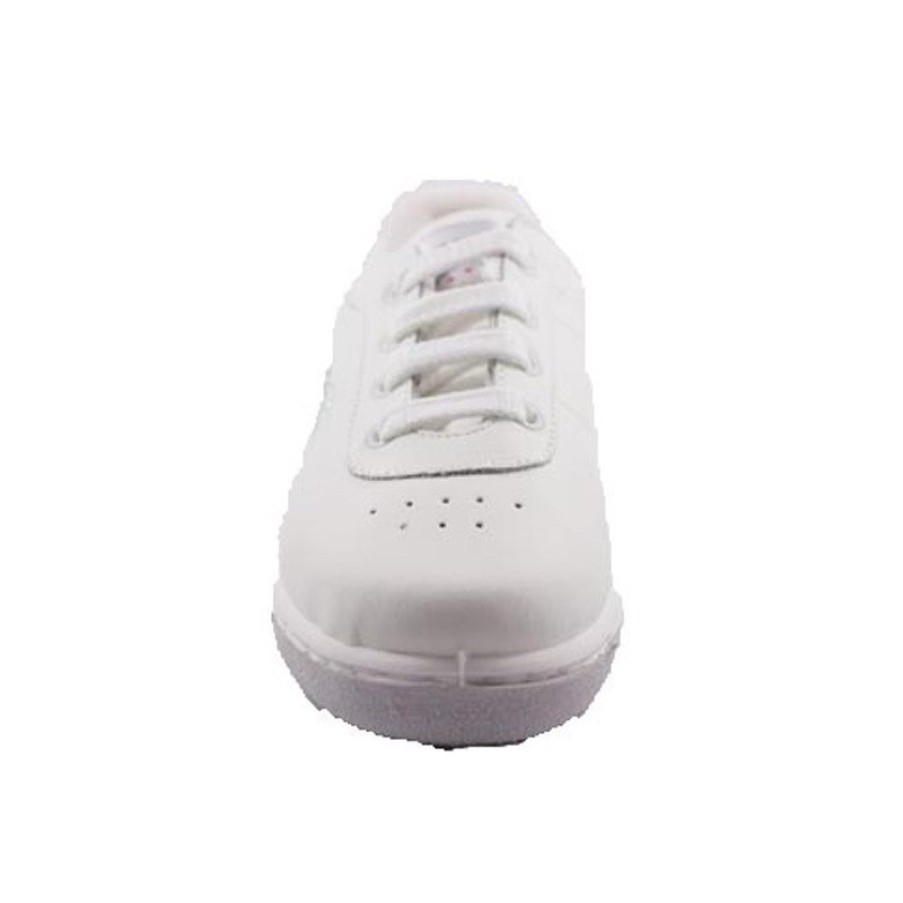 Women Slippers Fergar | Deportivo Laces Lady Leather Wedge Fergar In White Model 11