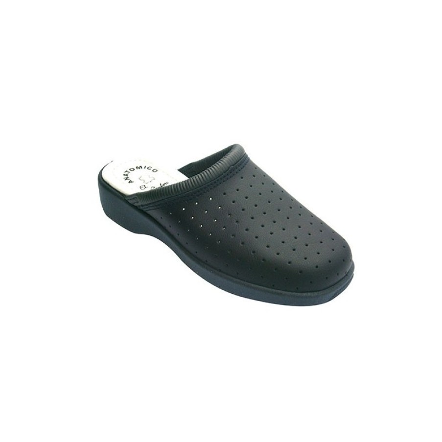 Women Slippers Cruan | Work Clog Skin Cruan In Navy Blue Model 18795-S