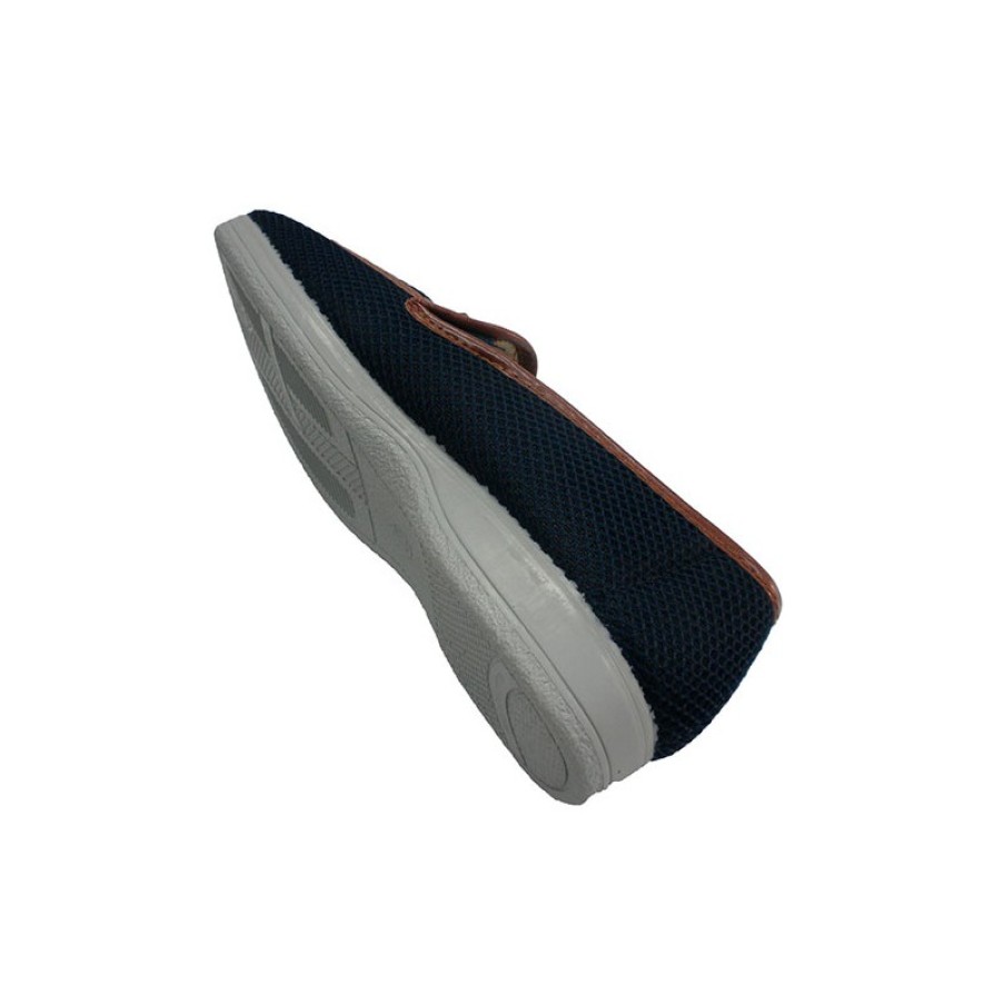 Men Shoes Aguas nuevas | Closed Men'S Shoes Simulating Shoe Aguas Nuevas In Navy Blue Model 20206