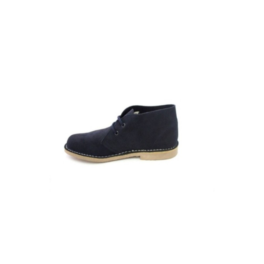 Women Slippers Danka | Wide Toe Boot Safari Danka In Navy Blue Model T1515