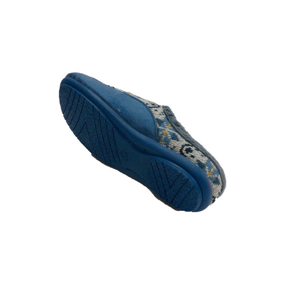 Women Slippers Muro | Women'S Slippers Open At The Back Opening Instep Muro In Blue Model 616