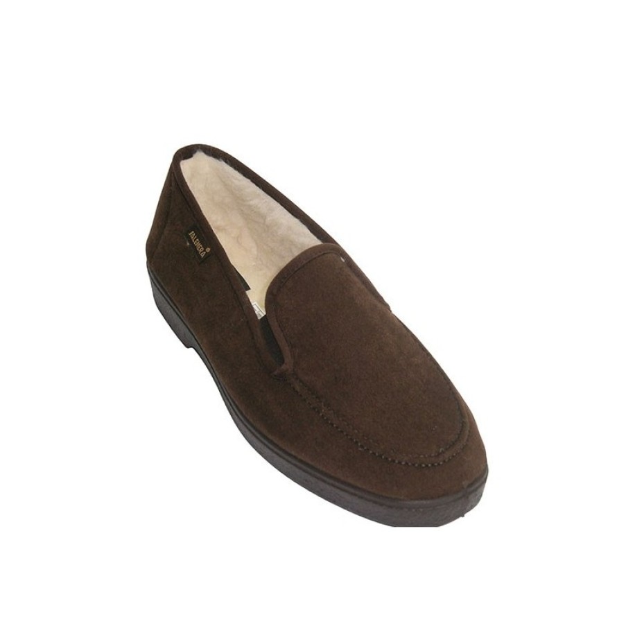 Men Shoes Salemera | Shoes With Rubber Sides For Comfortable And Very Soft Soles Salemera In Brown Model 2002