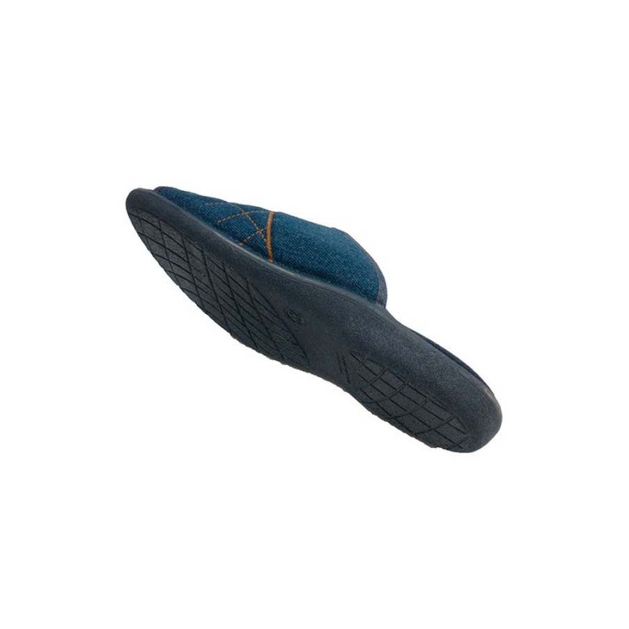 Men Shoes Aguas nuevas | Men'S Open Toe Heel Shoe Aguas Nuevas In Jeans Model 87315