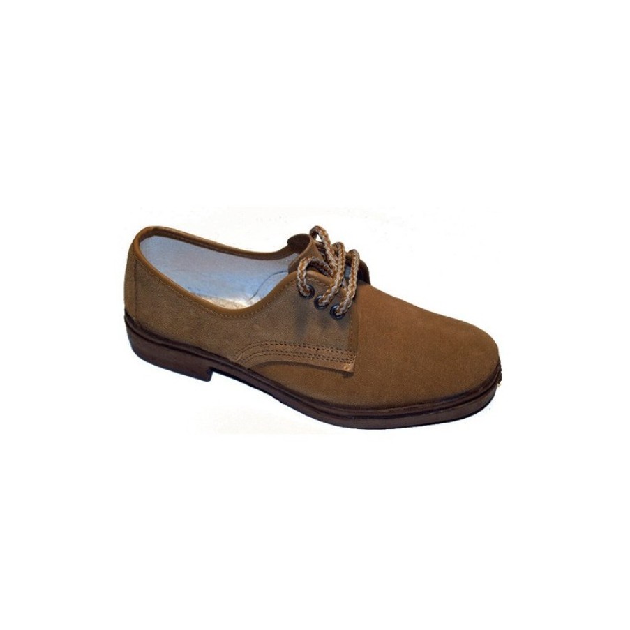 Men Shoes Vulsega | Suede Shoe Laces Work Vulsega In Camel Model 2169