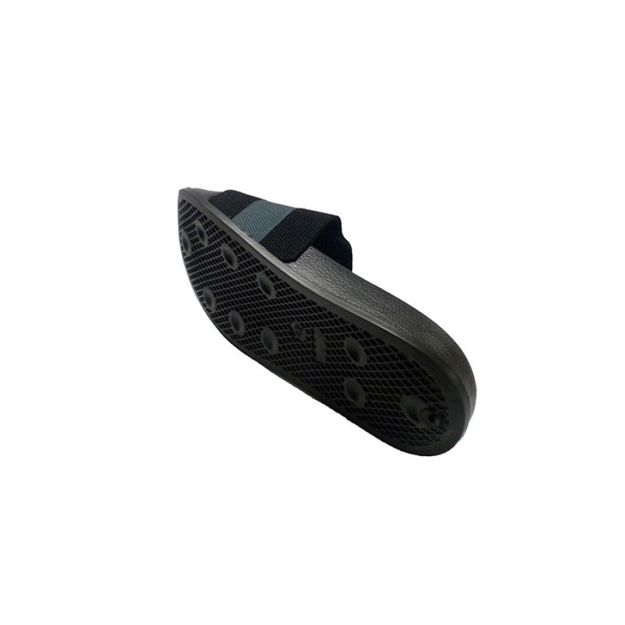 Men Shoes Gioseppo | Man Flip Flop Beach And Pool Grid Gioseppo In Black Model 59547