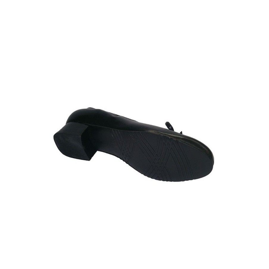 Women Slippers Roldán | Extra Wide Shoes With Heel Opening In The Center With Tie Roldan In Black Model 1002