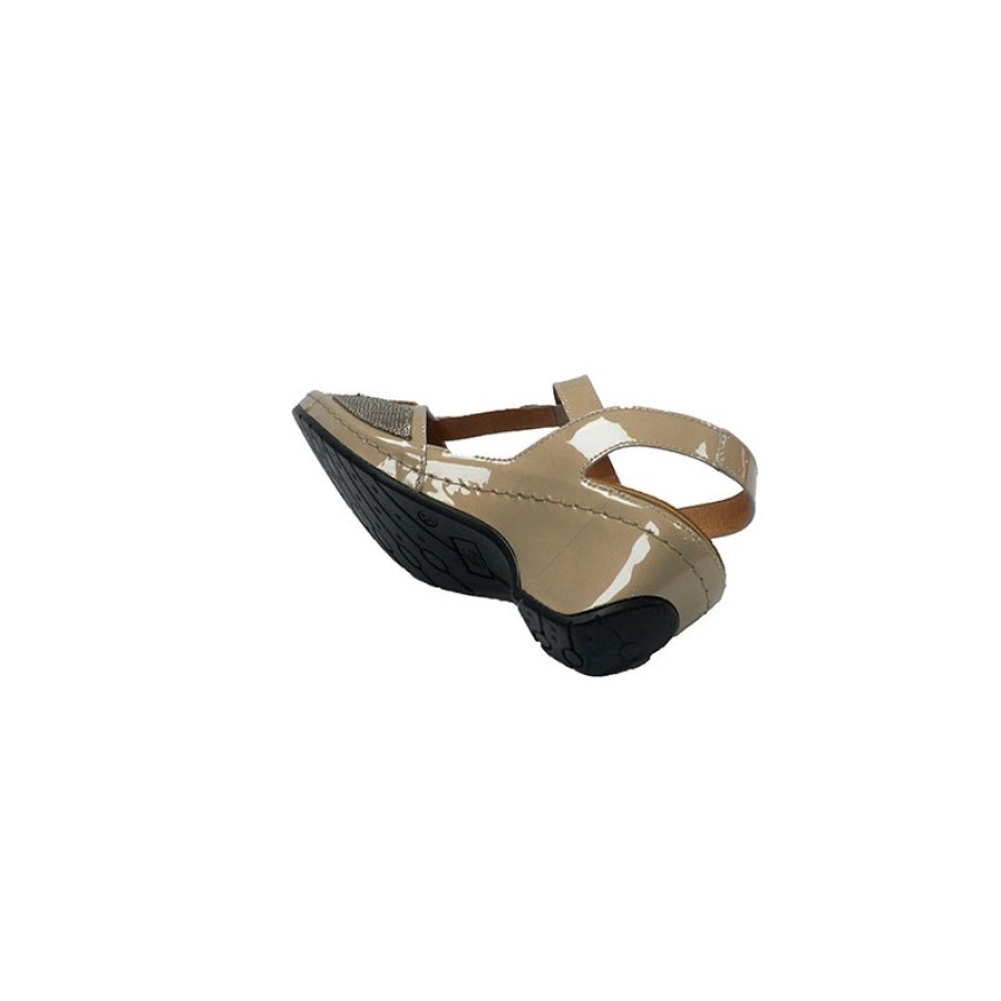 Women Slippers Confort Class | Sandal Woman Open Toe And Heel Confort Class In Toasted Model 817102