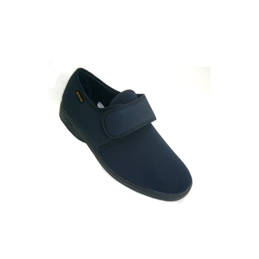 Men Shoes Alberola | Man Shoe Very Comfortable Lycra Entire Blade Alberola In Navy Blue Model Ac3378