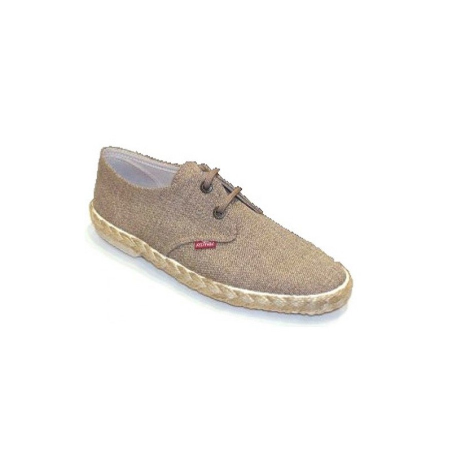 Men Shoes Festival | Canvas Shoe Laces Festival In Light Brown Model 1016